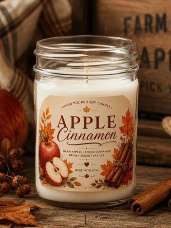 Other - Apple Cinnamon Soy Candle